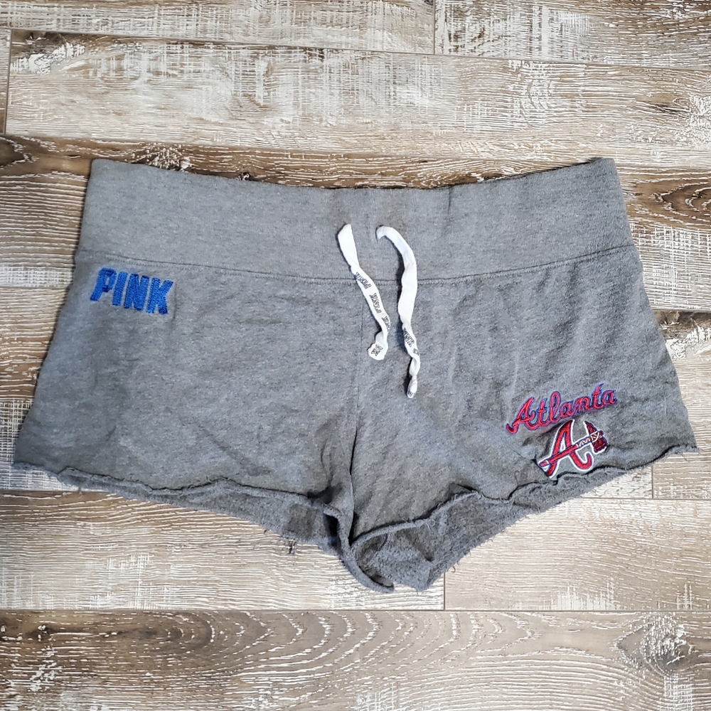 Pink Victoria's Secret Atlanta Braves Sleep Shorts